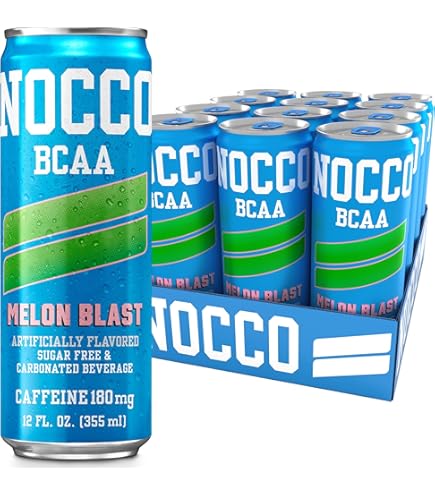 Amazon.com : NOCCO Zero Sugar Energy Drink, Caribbean - 12 Fl Oz